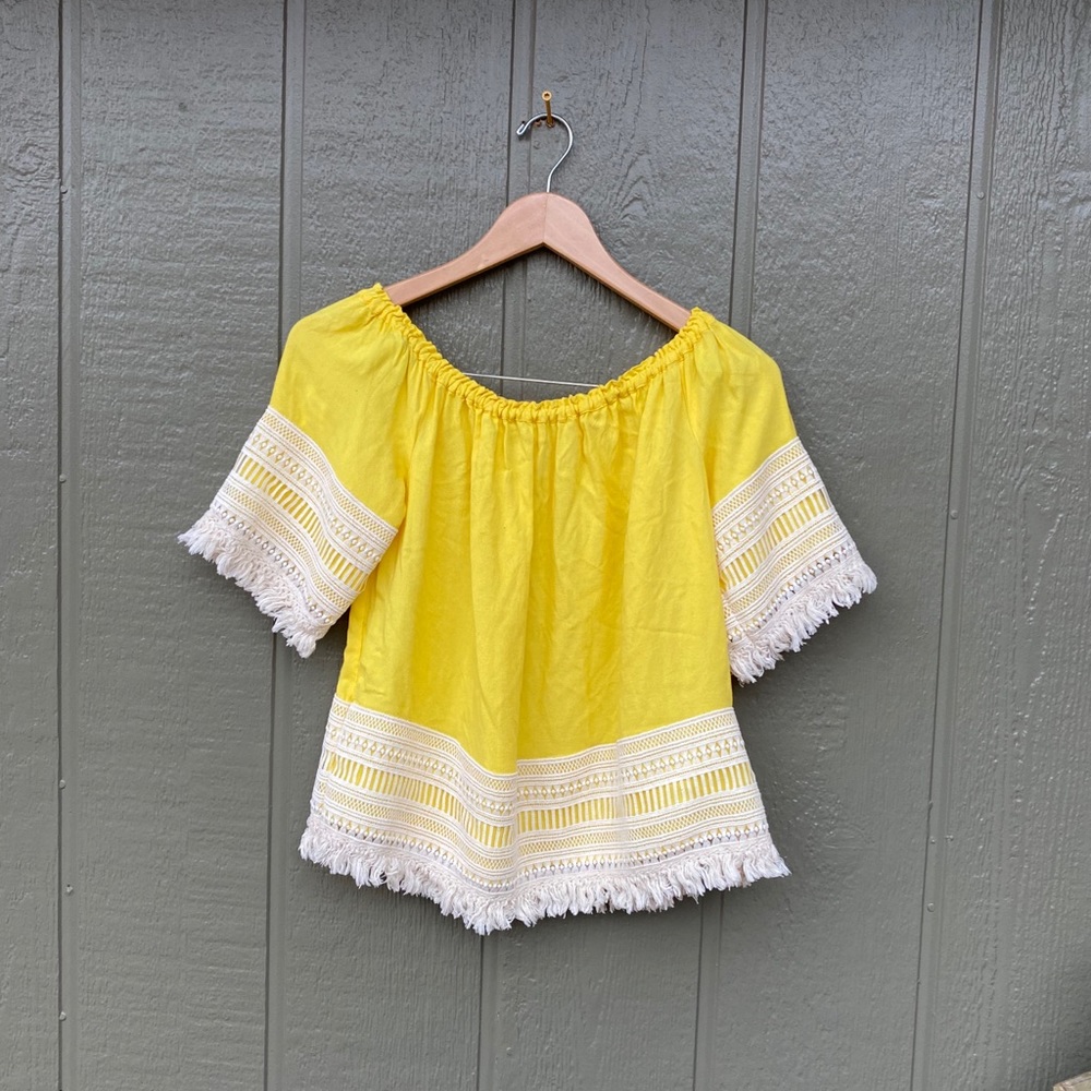 Anthropologie Ella Moss boho Shirt M